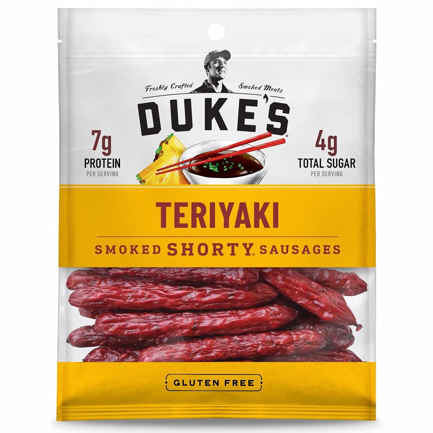 7g protein per serving from pork-based sausage