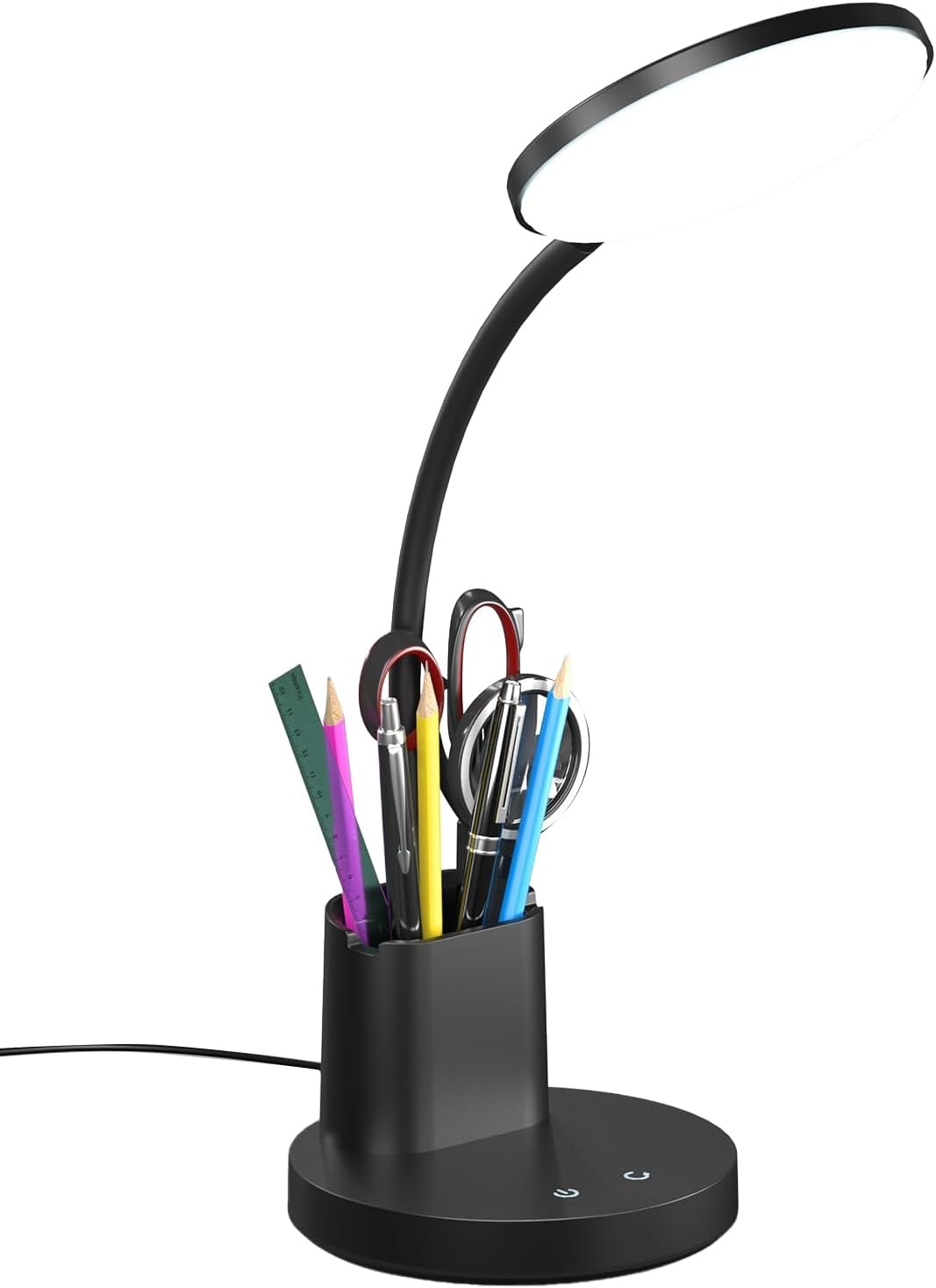 AromaX Glow – Modern 3-in-1 Desk Organizer Lamp for Intentional Home Offices