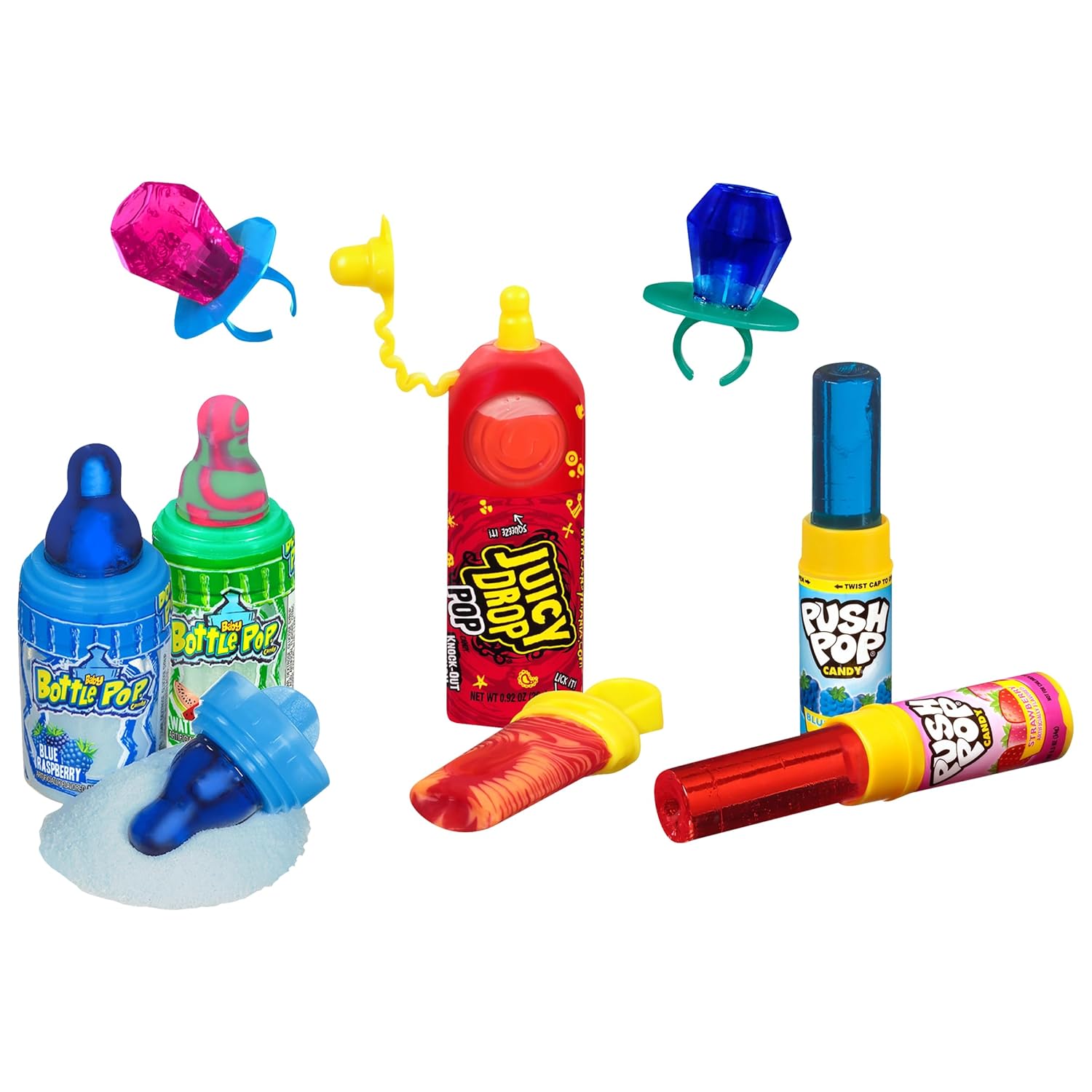Bazooka Candy Companies Bulk Lollipop Party Pack – Hygienic Individually Wrapped Candy for Piñata Fillers, Easter Egg Hunts and Trick-or-Treat Nights