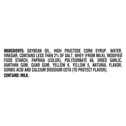 creamy, oil-and-vinegar base with thick french-style consistency