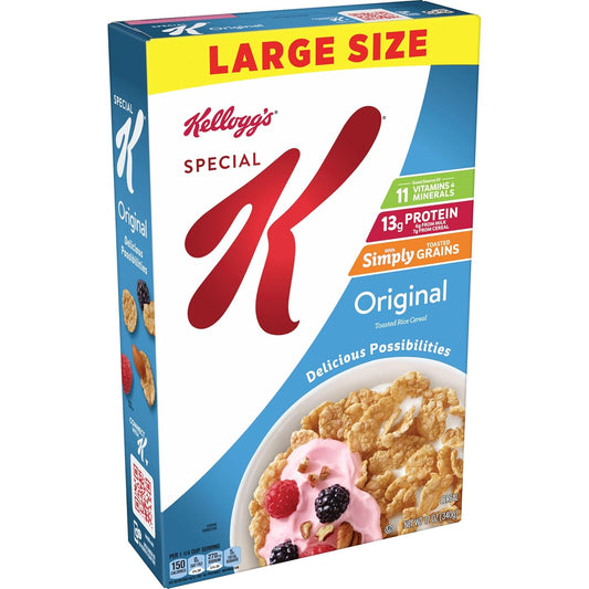crunchy wheat and rice flake blend in original flavor
