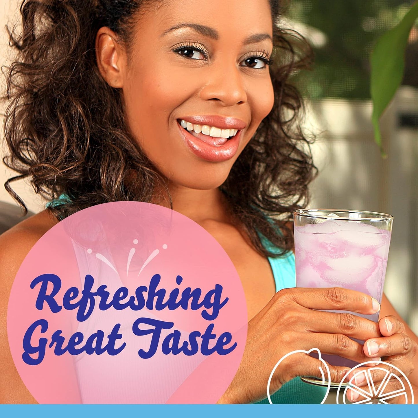 Crystal Light Sugar-Free Lemonade Packets – Compact Canister for Outdoor Parties and Tailgating