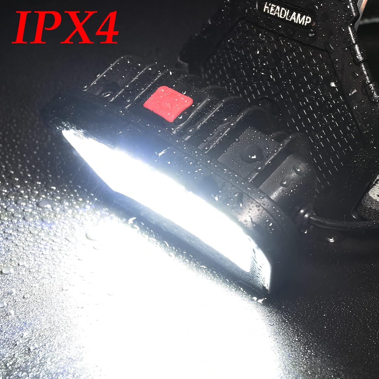 DARKBEAM USB Rechargeable Headlamp – Wide COB Floodlight for Home Renovations, Attic Work and Crawl Space Repairs