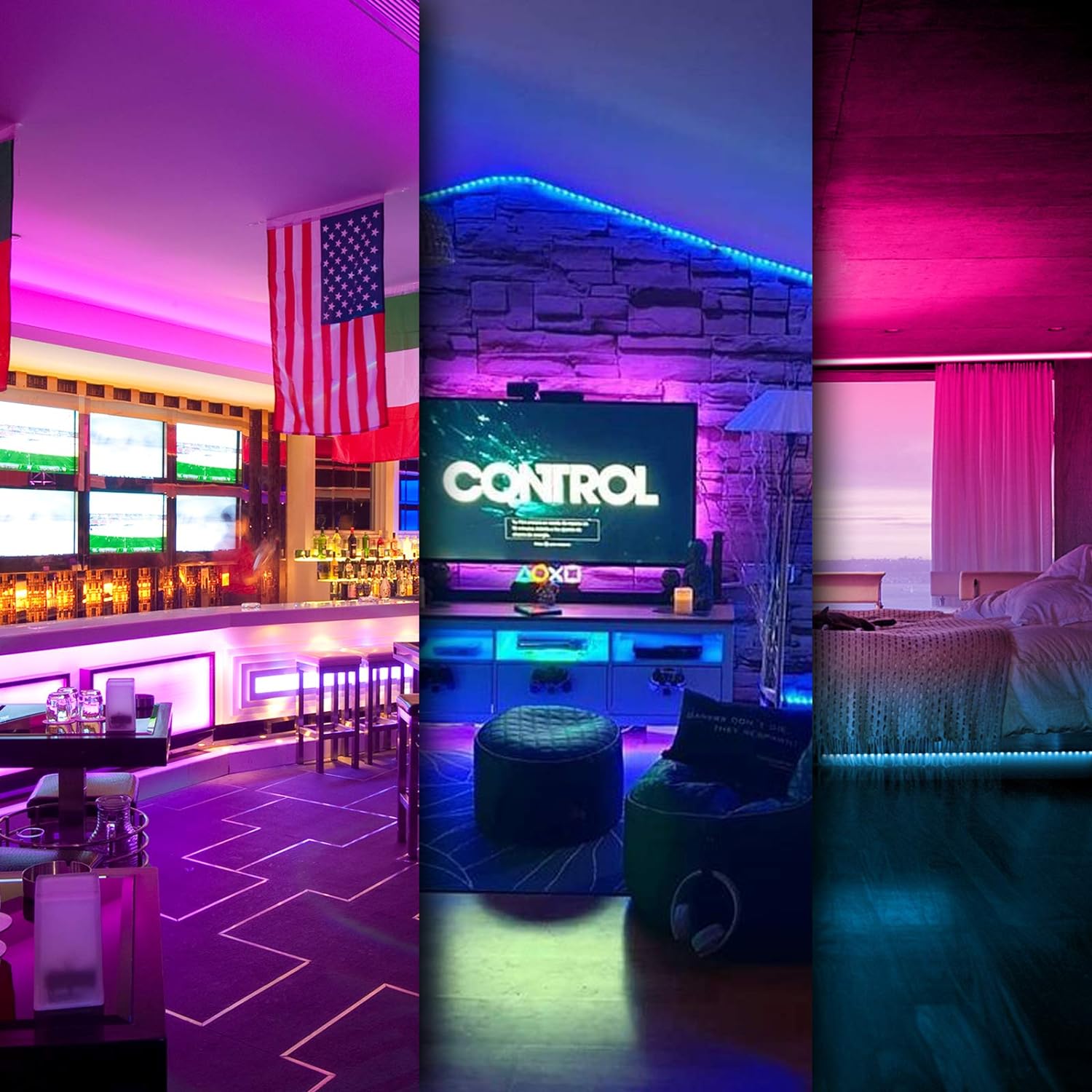 DAYBETTER RGB LED Strip Lights – Relaxing Color Therapy Lighting for Meditation and Self Care