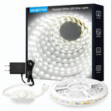 DAYBETTER Dimmable LED Rope Light 16.4FT Warm White – Vanity Mirror Backlight for Spa-Style Bathroom Decor
