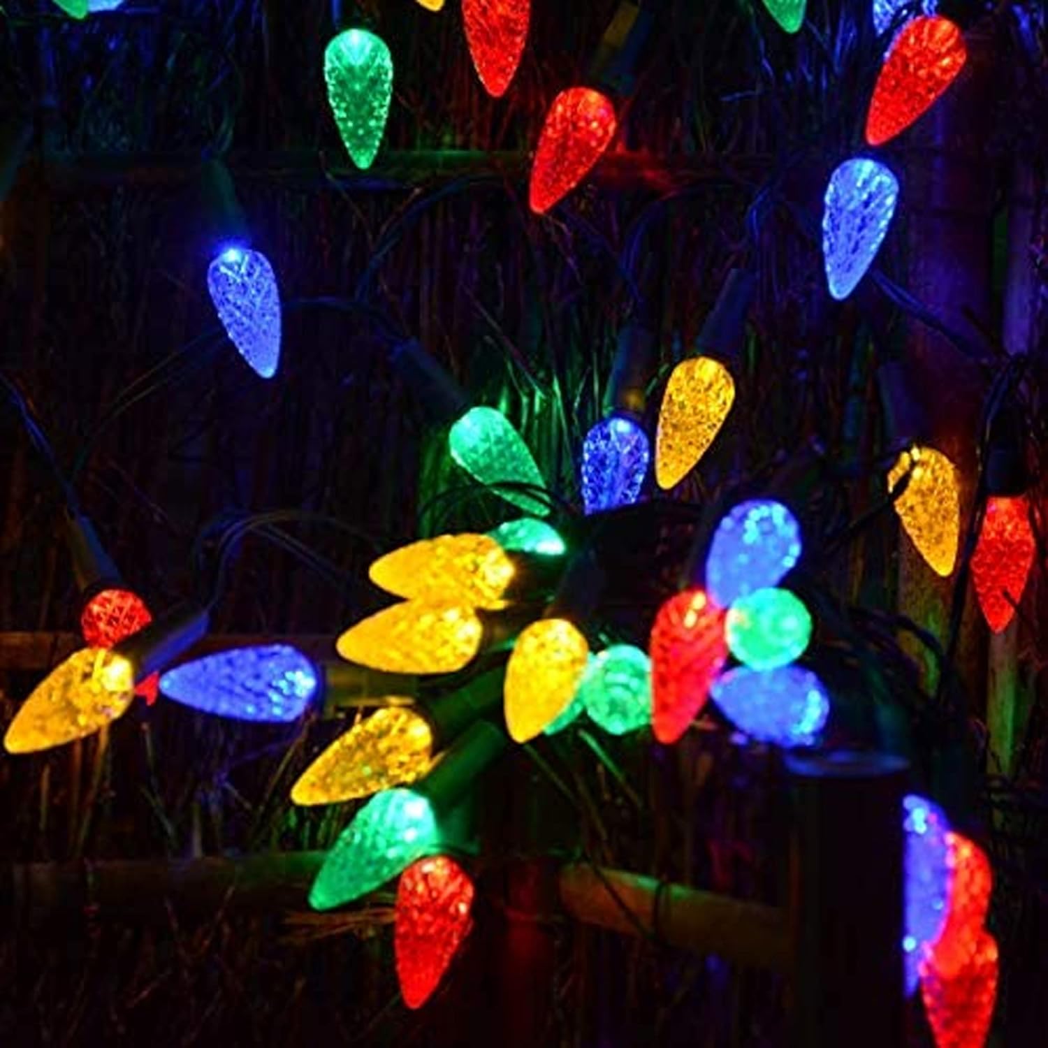 Dazzle Bright C6 Christmas Lights – UL Certified Low Voltage Lights, Worry-Free for Nursery