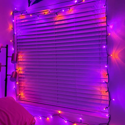 Dazzle Bright Halloween LED String Lights – Flame-Free Decor for Kids Photos, Ceiling, and Family-Friendly Sleepover Setup