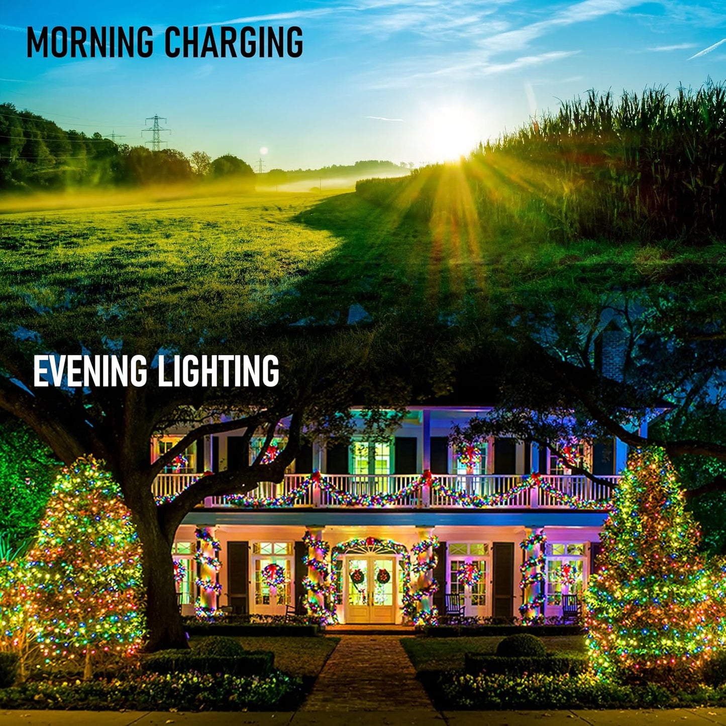 Dazzle Bright Solar Powered String Lights – Modern Home Accent for Shelves, Headboards, and Reading Nooks