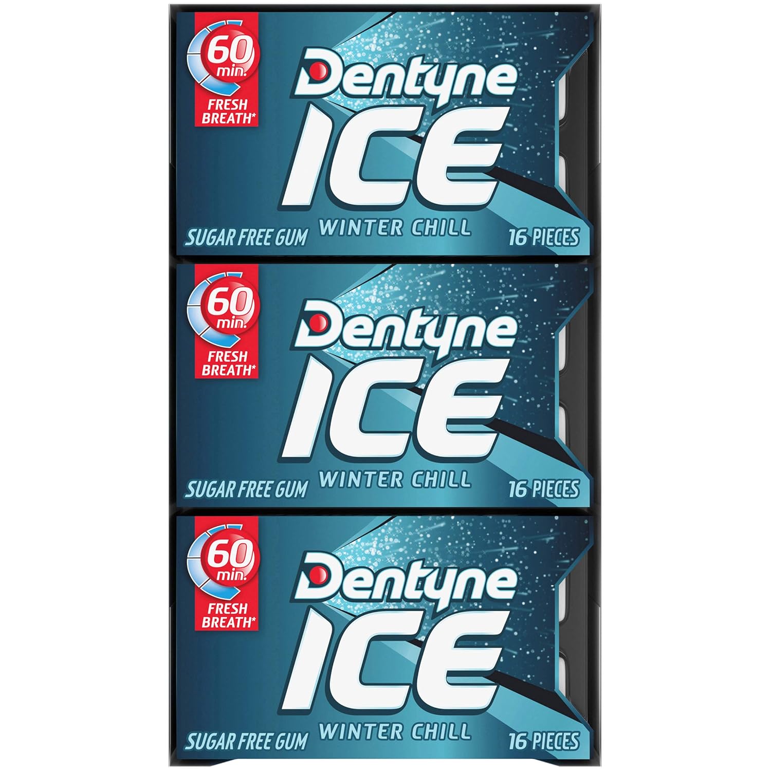 Dentyne Ice Winter Chill Sugar-Free Chewing Gum – Pre-Meeting Chew for Client Calls, Interviews, and Presentations