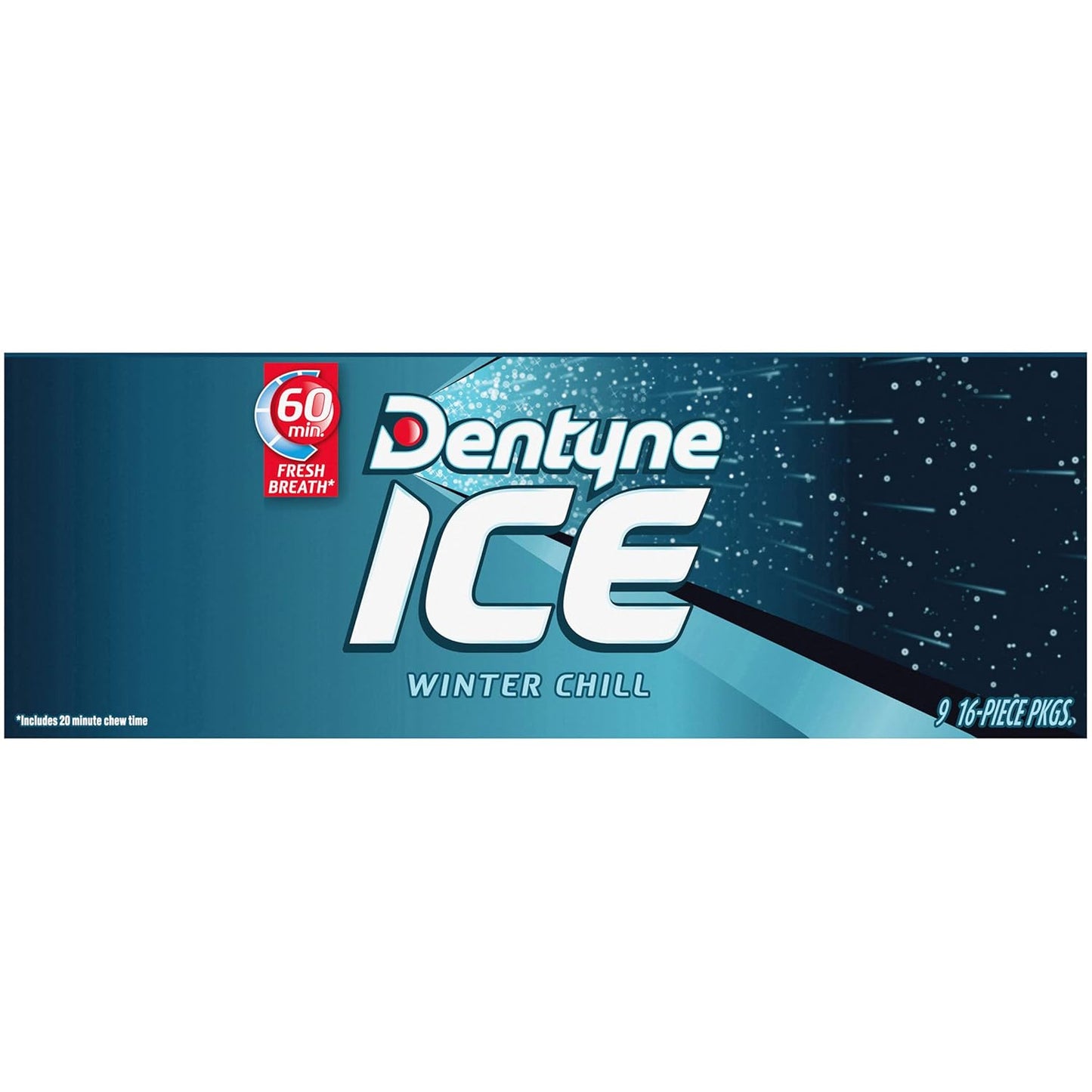 Dentyne Ice Winter Chill Sugar-Free Chewing Gum – Pre-Meeting Chew for Client Calls, Interviews, and Presentations