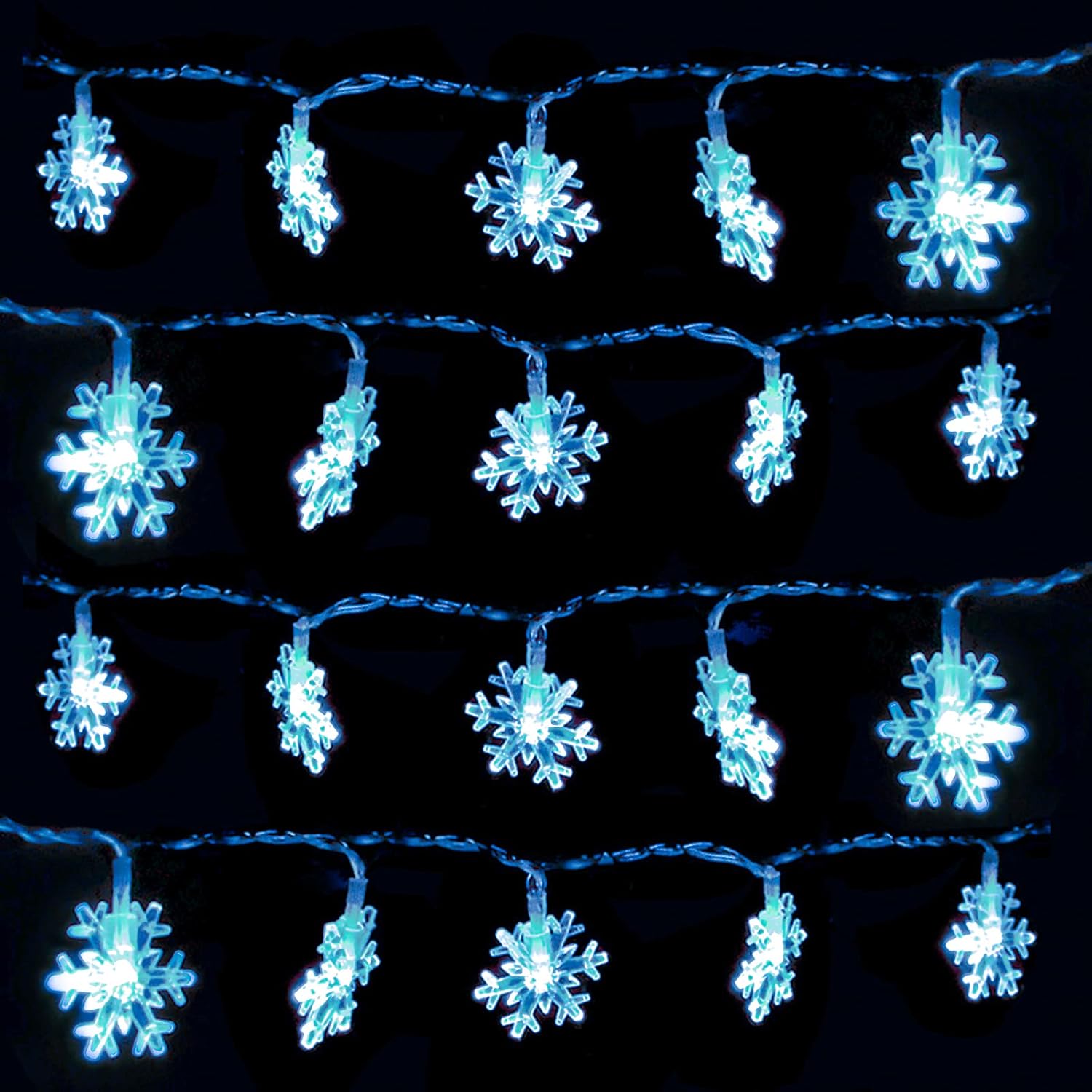DomeStar Snowflake LED Lights – Hostess Gift for Holiday Party Planners, Indoor Outdoor Winter Table and Mantel Decor