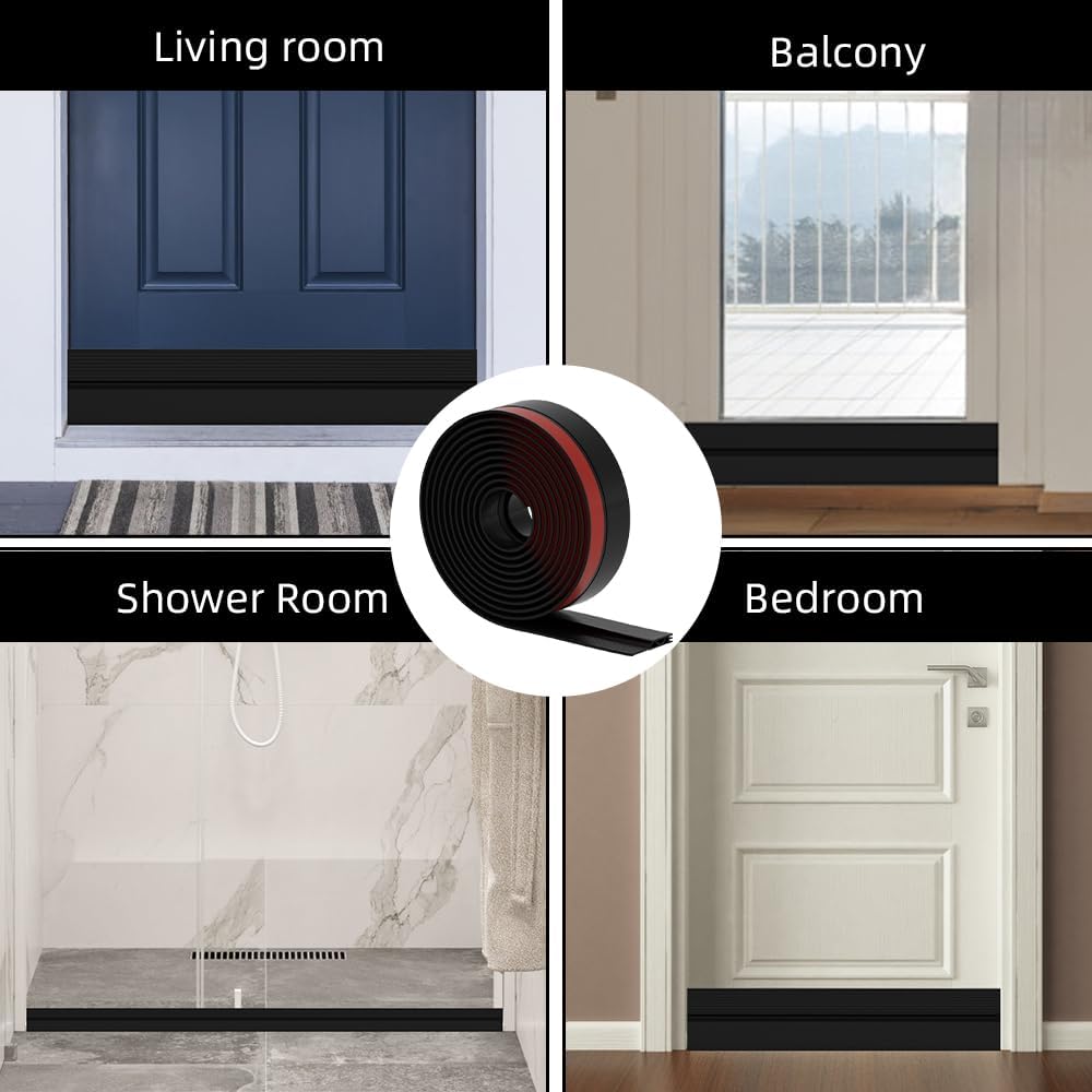 Door Draft Stopper – Hypoallergenic Under-Door Seal Blocking Dust, Insects, and Outdoor Pollutants
