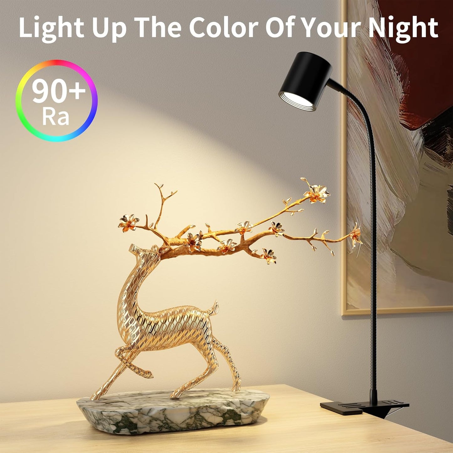 Dott Arts Book Light – Uncluttered Task Lighting for Intentional Spaces, USB Powered