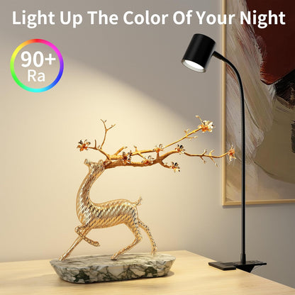 Dott Arts Book Light – Uncluttered Task Lighting for Intentional Spaces, USB Powered