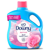 Downy Soft 2 in 1 Softener and Freshener Clean Breeze, Fast-Delivered Laundry Care for Career Wardrobes and Background Focus Environments