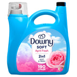 Downy Soft 2 in 1 Softener and Freshener Clean Breeze, Bulk 140 fl oz 2-Pack, Minimalist Laundry Solution Reducing Waste and Repetition