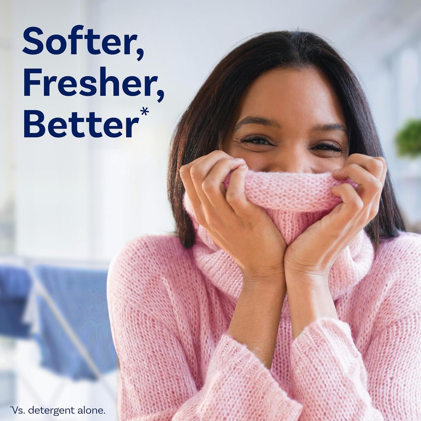 Downy Soft 2 in 1 Softener and Freshener Clean Breeze, Bulk 140 fl oz 2-Pack, Minimalist Laundry Solution Reducing Waste and Repetition
