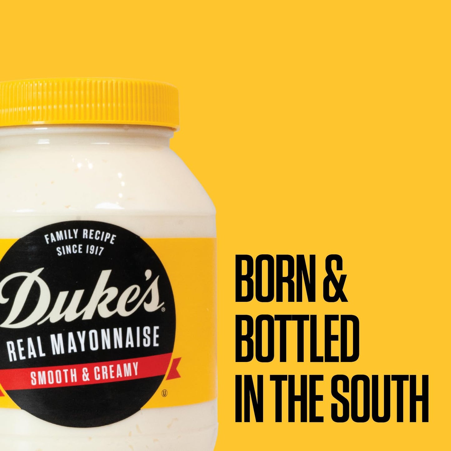 Duke's Real Mayonnaise Squeeze Bottle – Display-Worthy Mayo Jar for the Curated Refrigerator Shelf, 18 Ounce