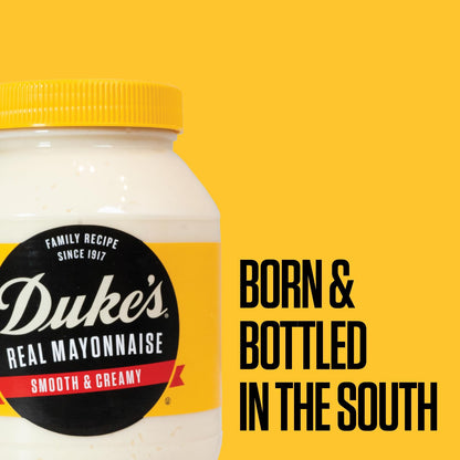Duke's Real Mayonnaise Squeeze Bottle – Display-Worthy Mayo Jar for the Curated Refrigerator Shelf, 18 Ounce