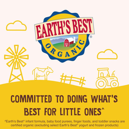 Earth's Best Melty Hoops – Choking-Safe Puffed Corn Rings for Baby's Pincer Grip Development at Home and On the Go