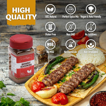 Eastanbul Baharat Turkish Seasoning – Resealable Jar for Grilling on the Go and Picnics