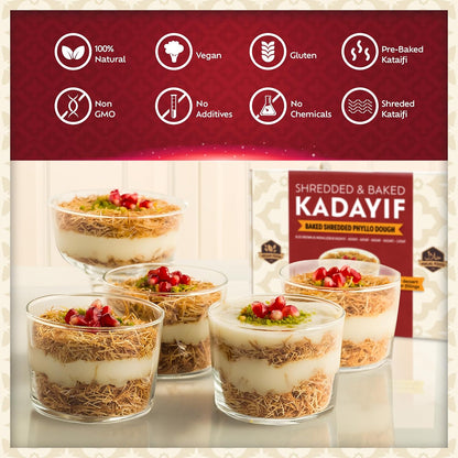 Eastanbul Imported Kataifi Pastry – Elegant Culinary Ingredient for Upscale Mediterranean Restaurants and Gourmet Gifting
