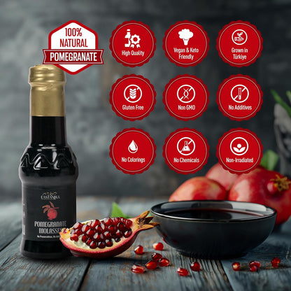 Eastanbul Pomegranate Molasses – Nourishing Mediterranean Concentrate for Clean-Eating Dinners at Home