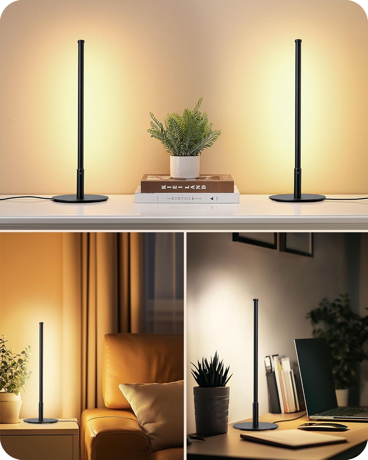 EDISHINE Touch Desk Lamp – Practical Holiday Gift for College Students and Grads