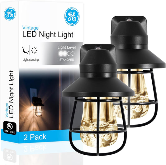 edison-style acrylic bulb emitting 2200k warm white light