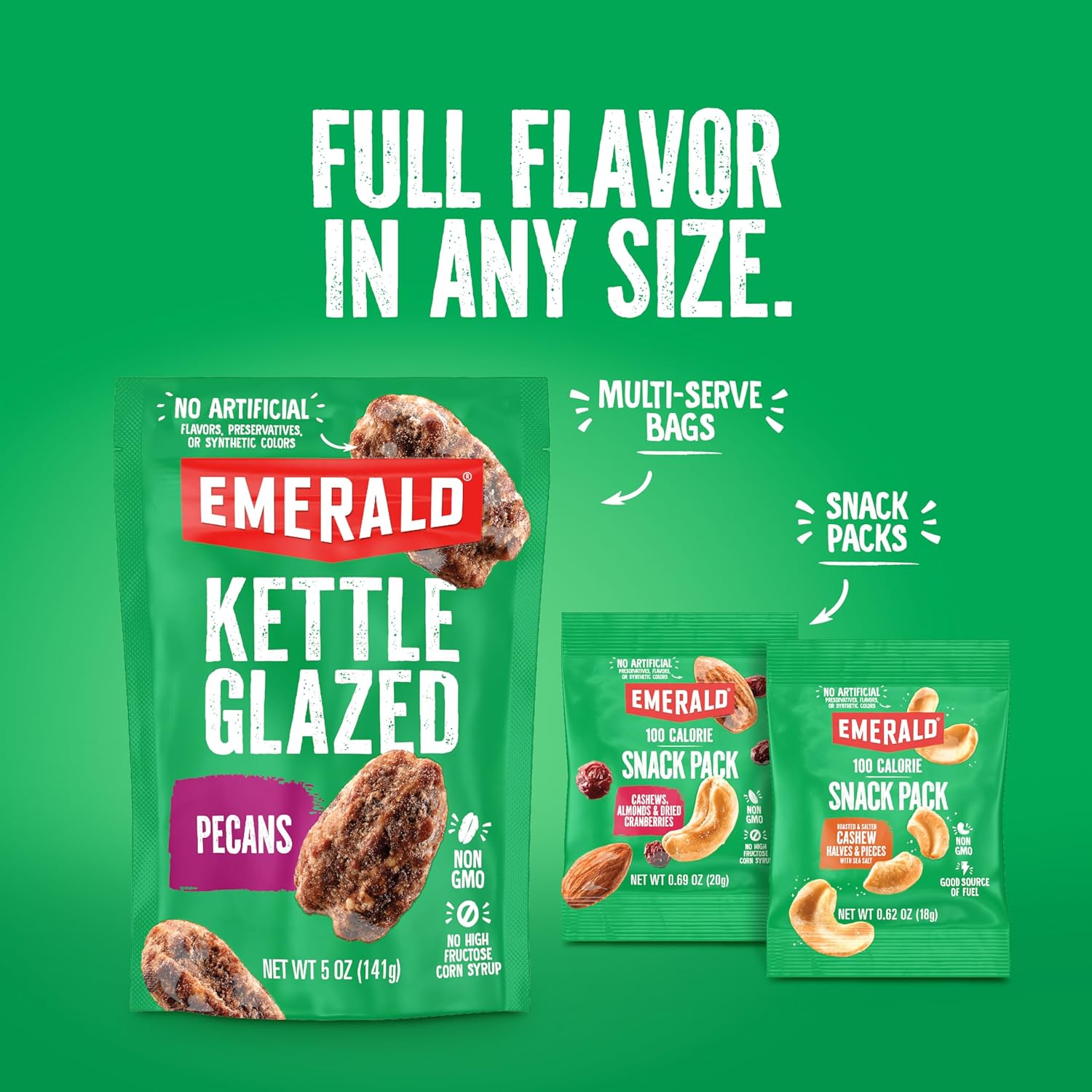 Emerald Nuts Pre-Portioned Nut Packs – Diabetic-Friendly Snack for Low-Carb Lifestyles