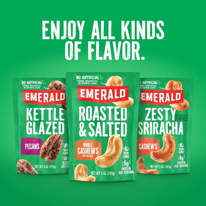Emerald Nuts Pre-Portioned Nut Packs – School Snack Add-In for Kids' Lunches