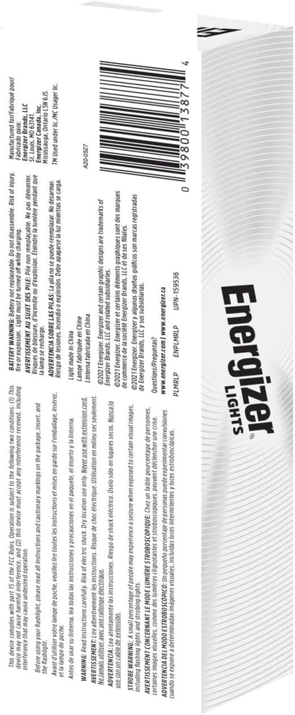 Energizer X400 Rechargeable Inspection Light for Mechanics, Hands-Free Beam for Engine Bays and Job Sites