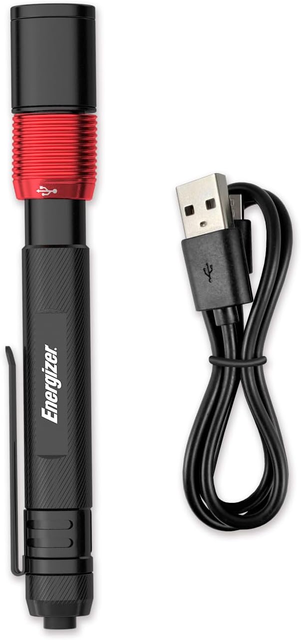 Energizer X400 Rechargeable Inspection Light for Mechanics, Hands-Free Beam for Engine Bays and Job Sites