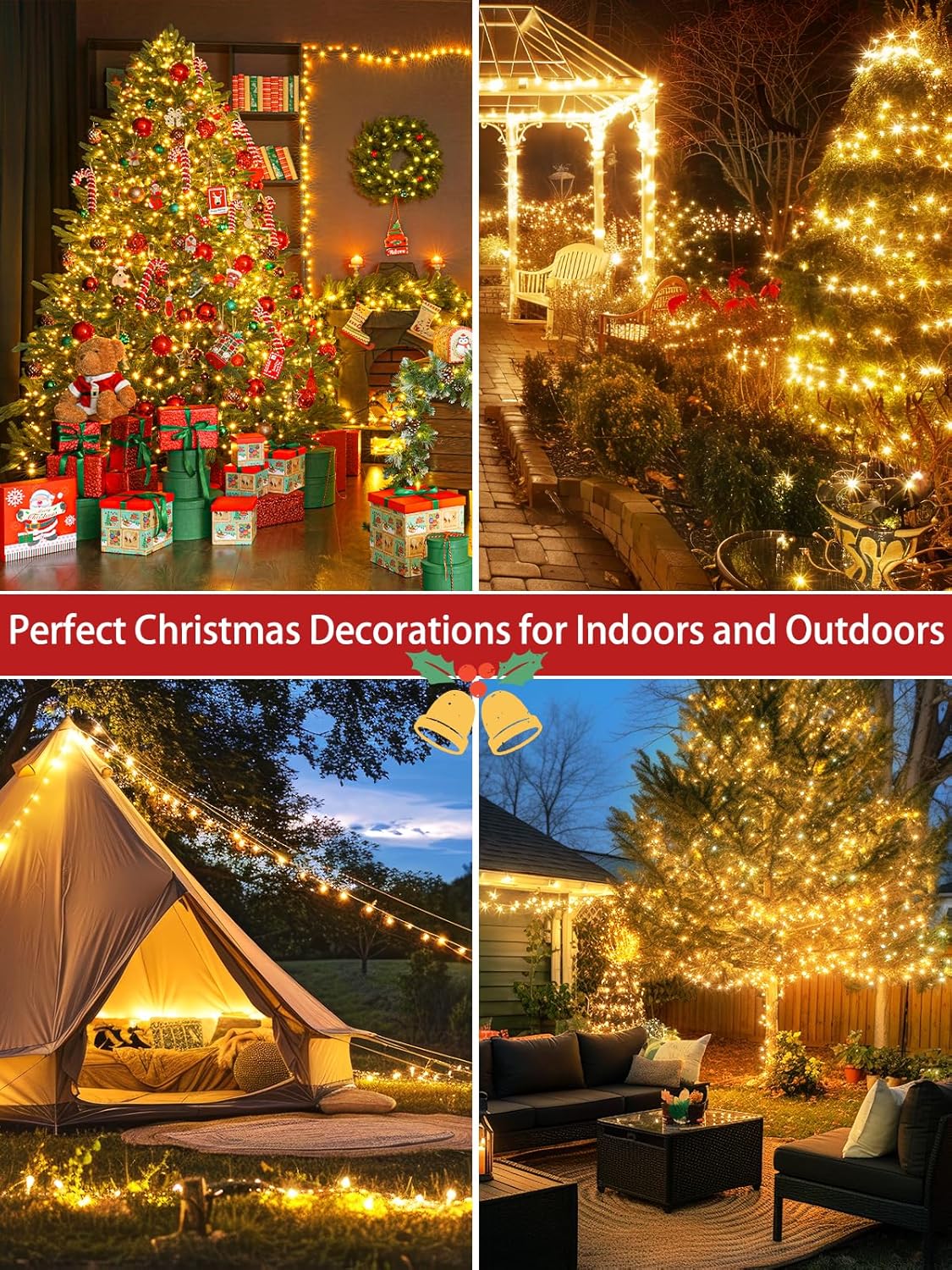 Everglow 66FT Twinkle Lights – Holiday Gift for Couples Setting Up Their First Shared Home