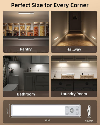 EZVALO Battery-Powered Hallway Light – No Flame, No Heat, Auto Night Sensor for Family Homes