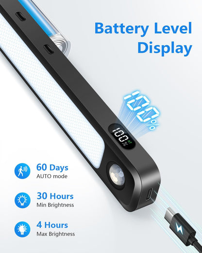 Ferswe Magnetic Night Light – Hands-Free, Flicker-Free Safety Lighting for Stairs and Entries