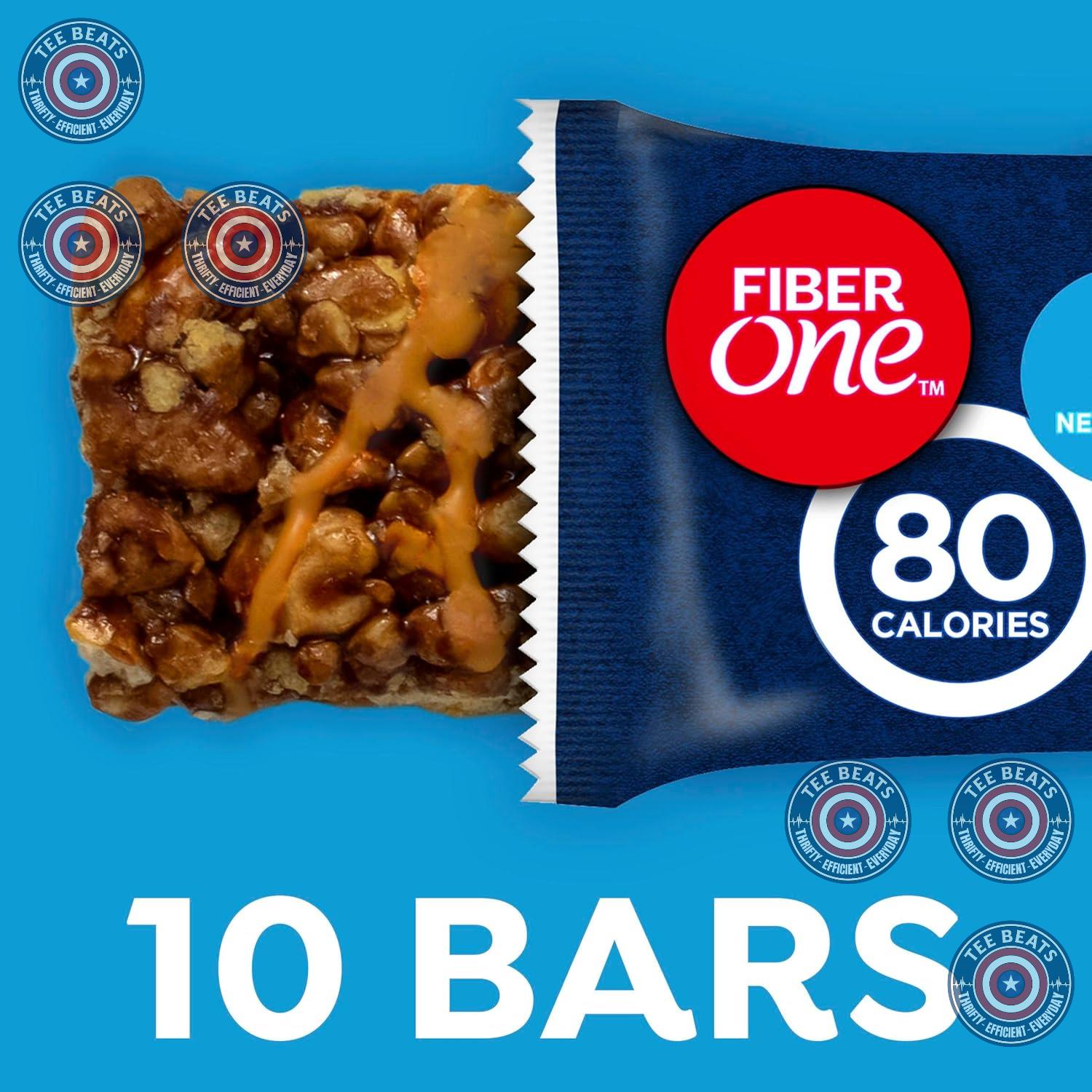 Fiber One Chocolate Caramel Chewy Bars – Calorie-Conscious Indulgence for Your Bedside Drawer and Travel Tote
