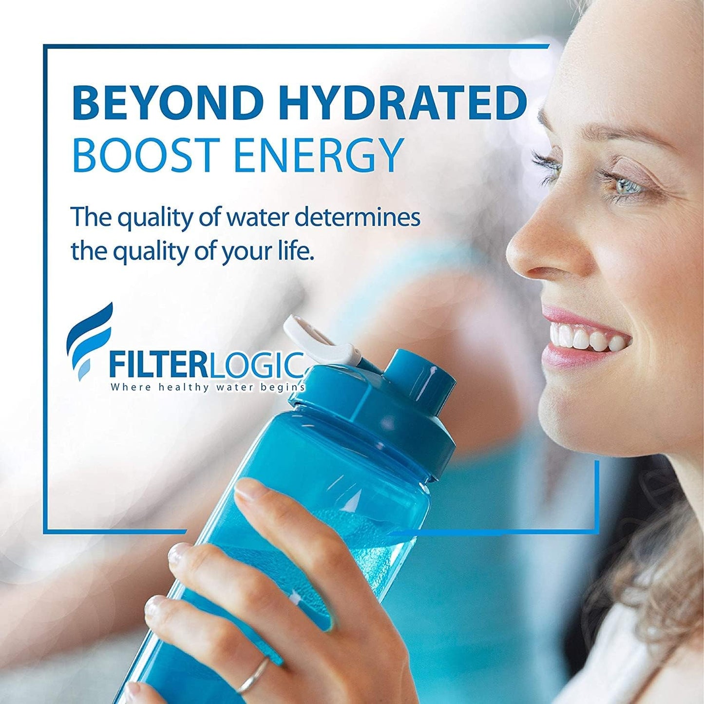 FilterLogic Coconut Carbon Water Filter 6-Pack for Brita-Style Pitchers – Pure Taste for Self-Care Routines