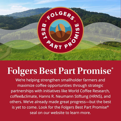 Folgers Classic Roast Instant Coffee – Workday Coffee Solution for Busy Professionals and Remote Workers