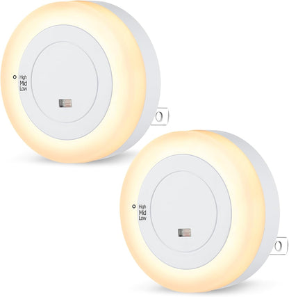 FOLKSMATE Plug in Night Light – Soothing 2700K Glow for Sleep Ritual and Self Care Evenings