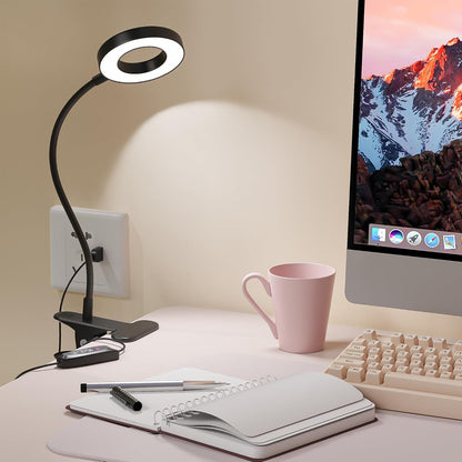 Foneso Adjustable Workbench Lamp for Model Building and Diamond Painting – Focused 6500K Cool White, 360 Degree Aim, No Eye Strain