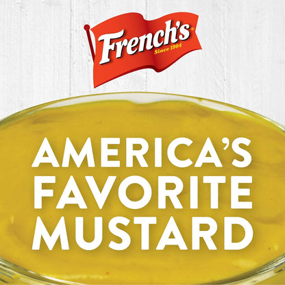 French's Classic Yellow Mustard, 30 oz Catering Bottle – Trusted Concession Stand Condiment for Cafeterias and Foodservice Operators