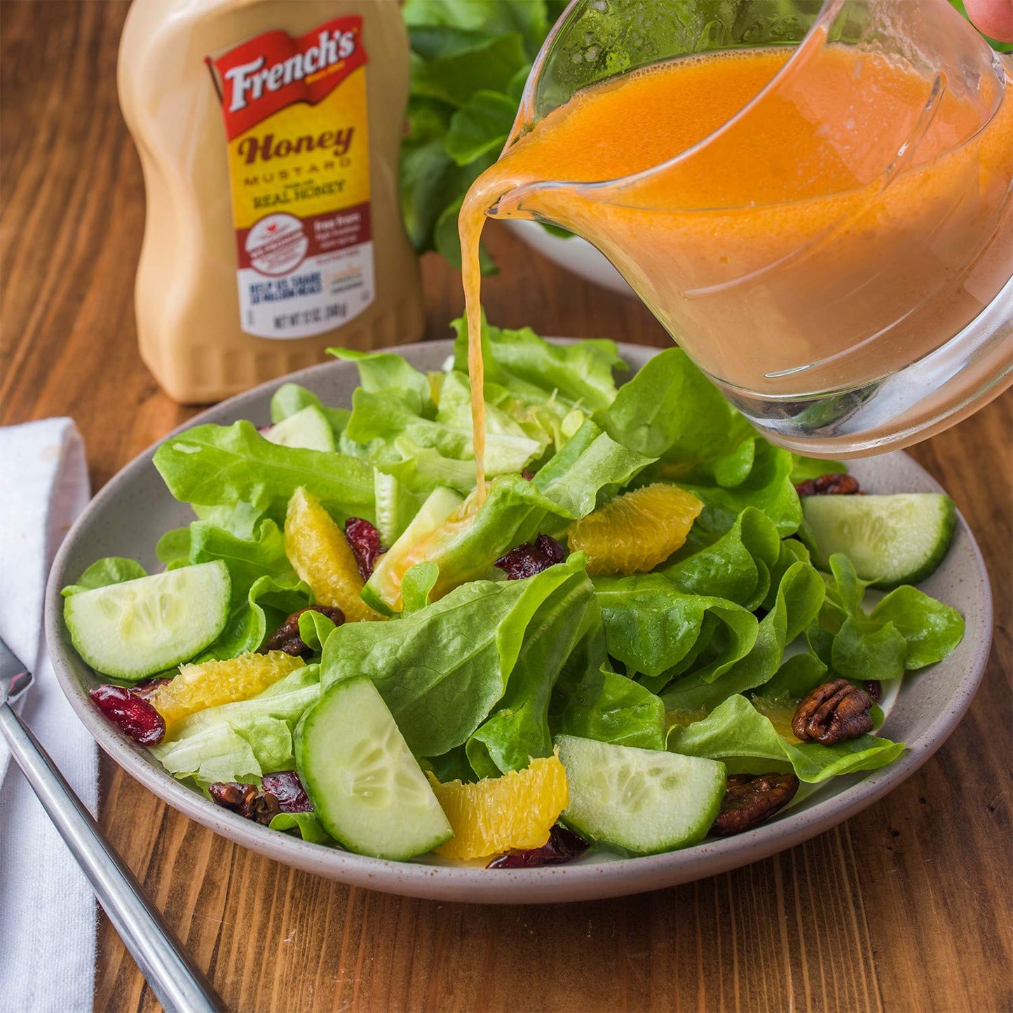 French's Honey Mustard, 12 oz – Mild Sweet-Tangy Dip Safe for Picky Eaters and Toddler Snack Time