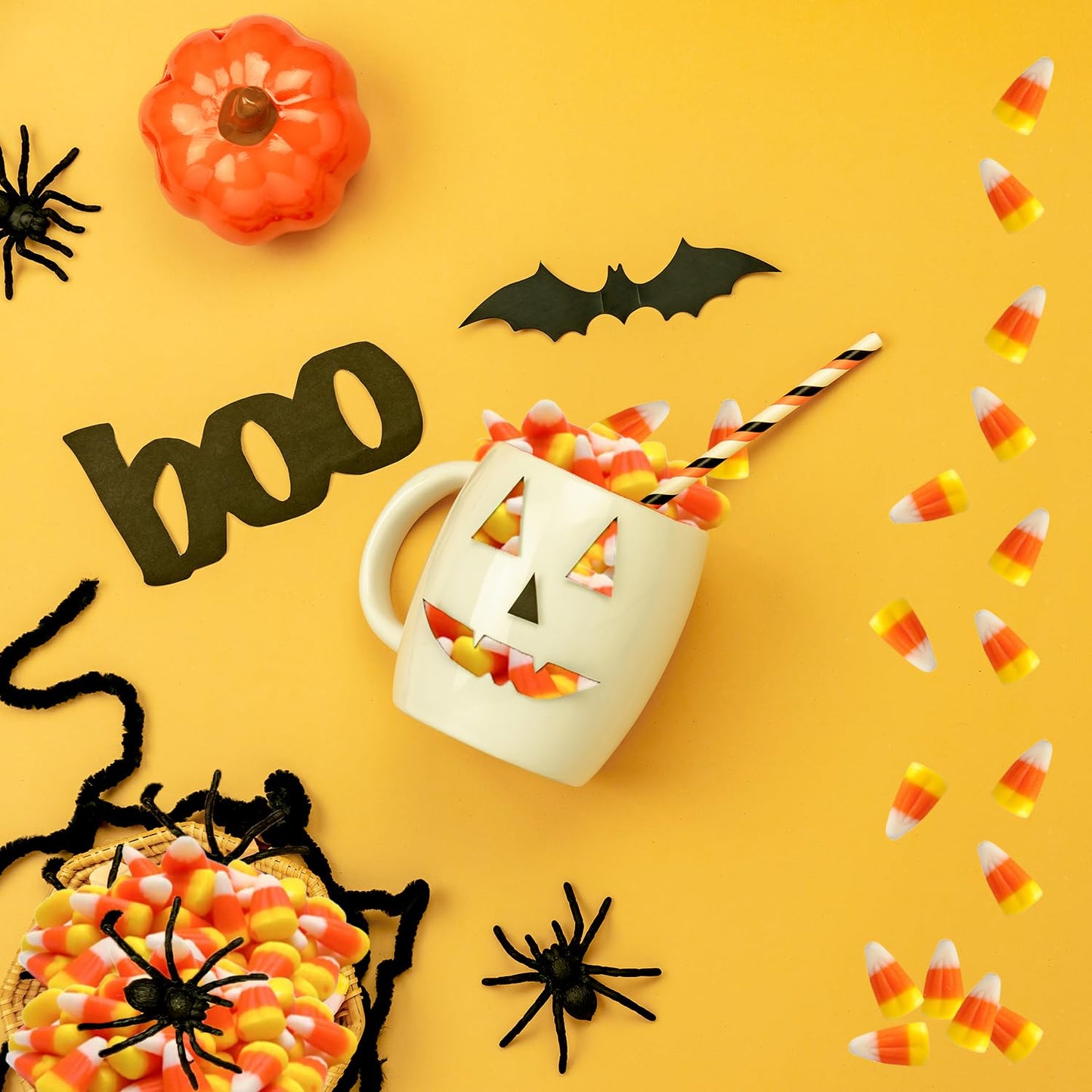 Fruidles Candy Corn – Safe, No-Mess Halloween Treats for Trick-or-Treaters, Daycare Crafts, and Goody Bags