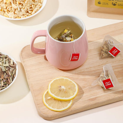 FullChea Lemon Ginger Tea – Brain Fog Support Brew for Steady Afternoon Concentration at the Desk