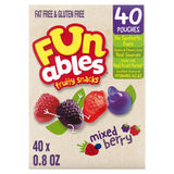 Funables Fruity Snacks, Individually Wrapped Mixed Berry Snack for Office Pantry and Meeting Room