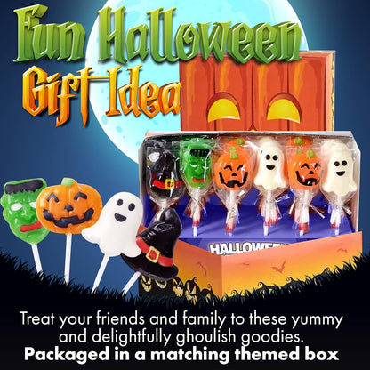 Fusion Select Halloween Lollipop Variety – Worry-Free Candy Handouts for Trick or Treaters, Classrooms & Neighborhood Parties
