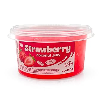 Fusion Select Strawberry Coconut Jelly – Ready-to-Eat Fruit Jelly for Clean-Eating Snackers and Guilt-Free Dessert Nights, 14 oz