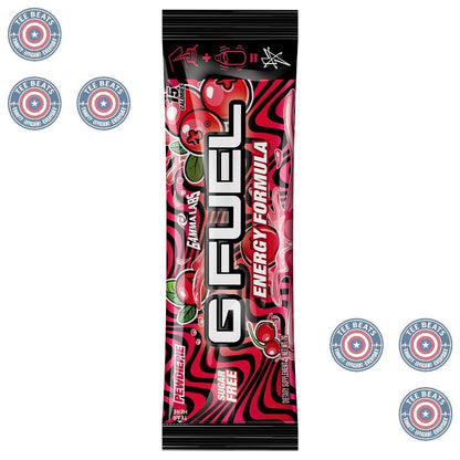 G Fuel PewDiePie Pomelo White Peach Focus Sachets – Zero Sugar Energy Sticks for Desk Setup and Marathon Work Sessions