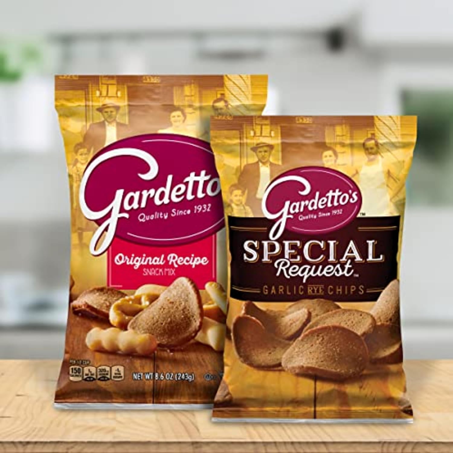 Gardetto's Original Recipe Snack Mix – Kosher Pantry Snack Packs for Family Road Trips & Car Rides with Kids